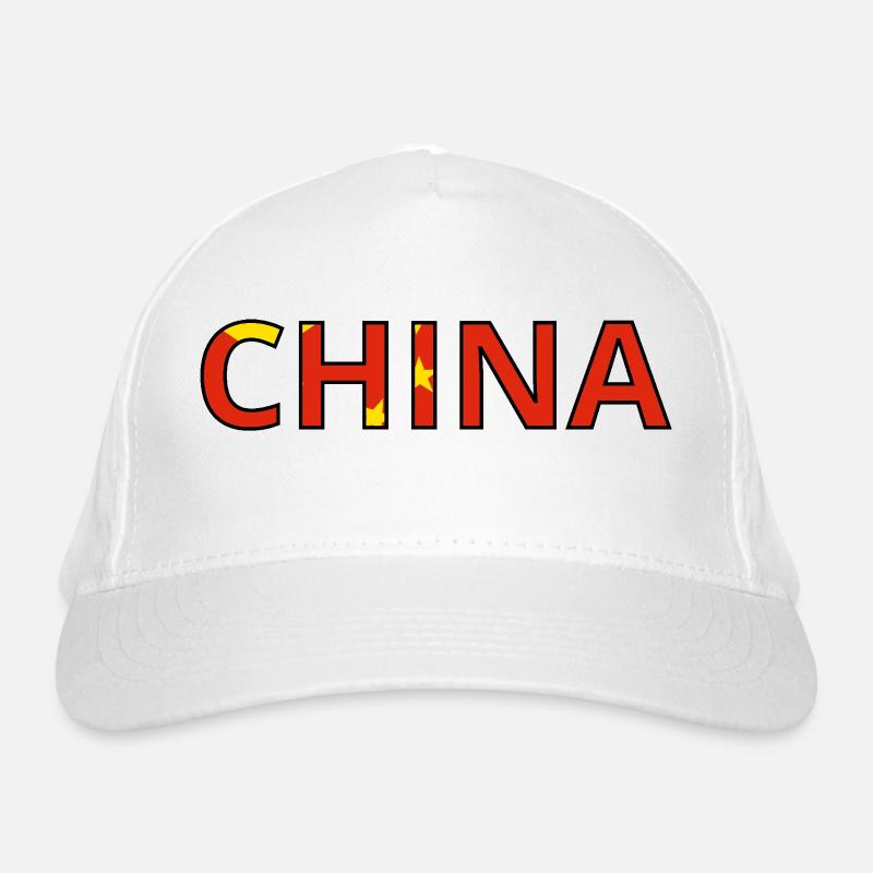 Chinesische Flagge Bio-Baseballkappe