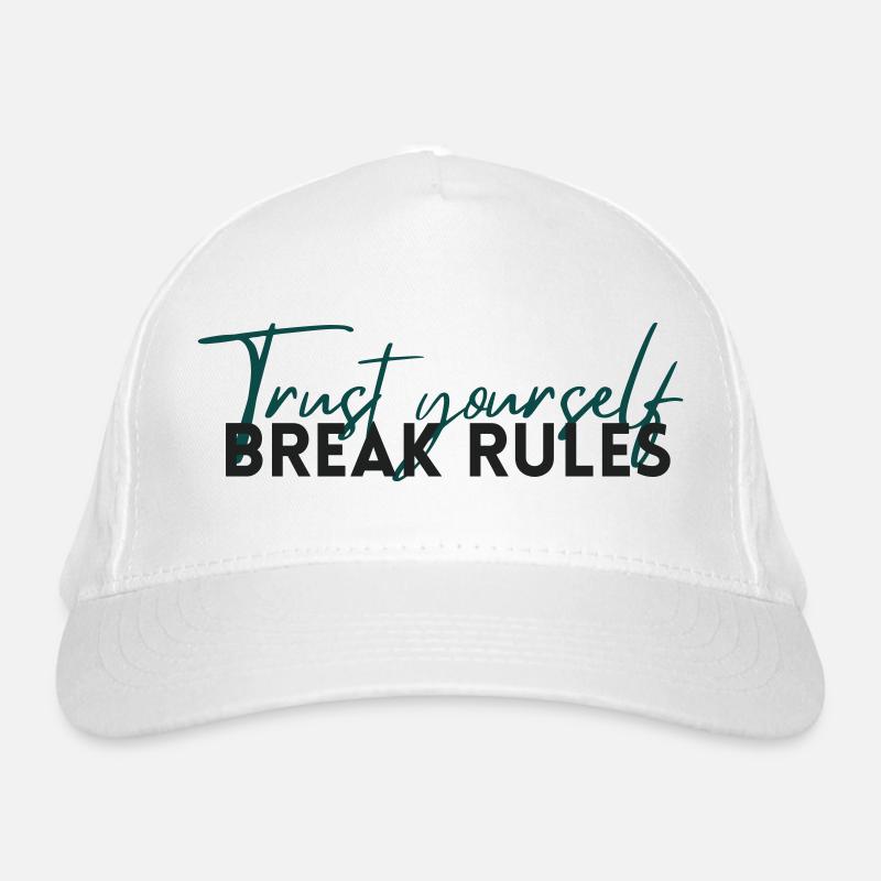 Trust Yourself – Self-Confidence Statement Organic Baseball Cap