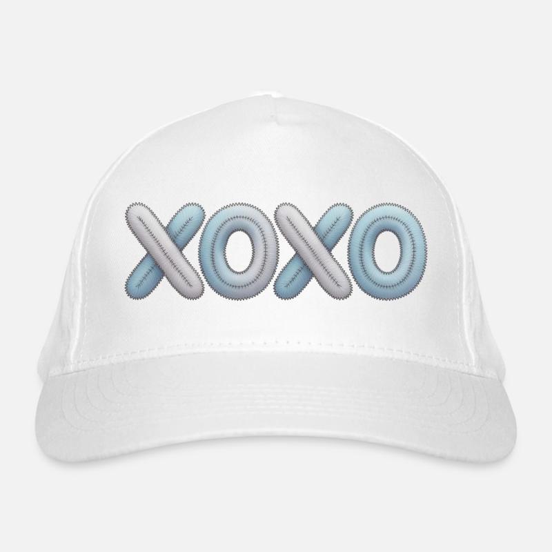 Broderie patchwork XOXO Casquette classique bio