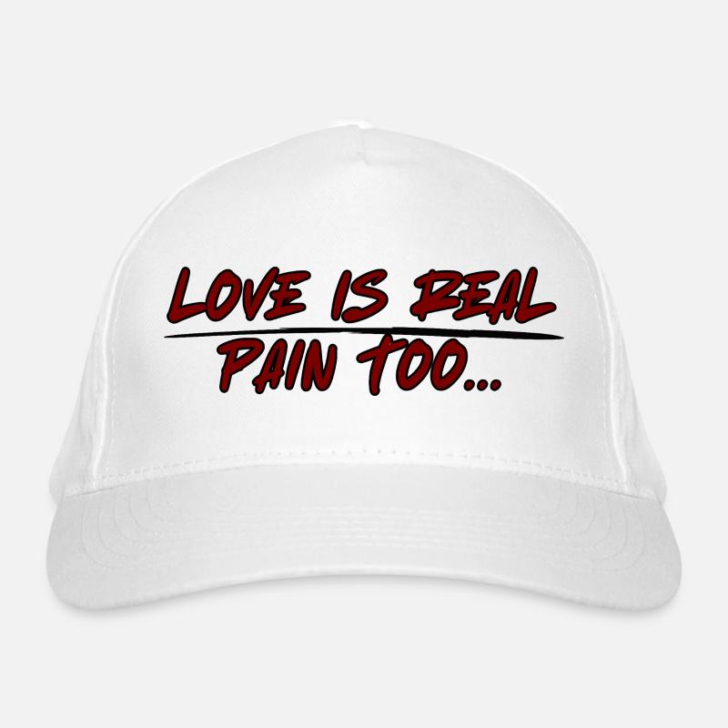 love is real Bio-Baseballkappe