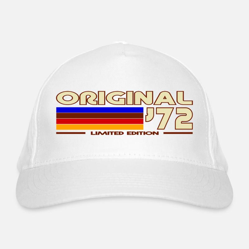 Original72 Striped Retro Casquette classique bio