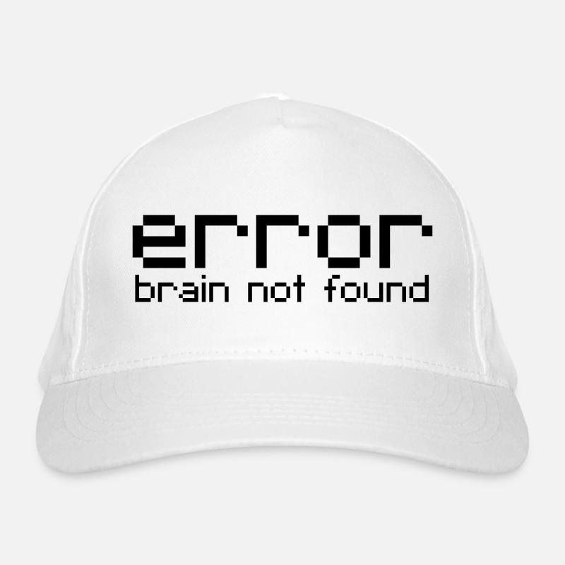 error brain not found Bio-Baseballkappe