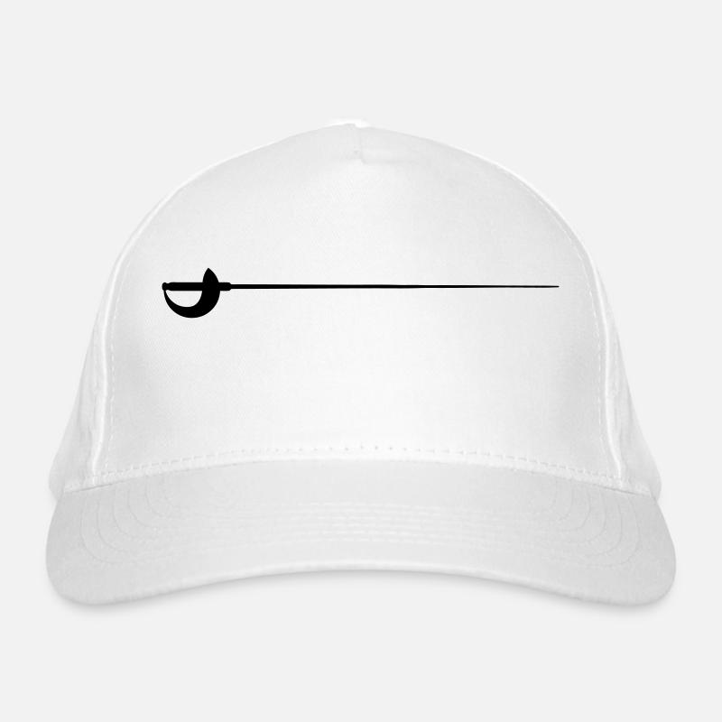 Säbel - Bio-Baseballkappe - Weiß
