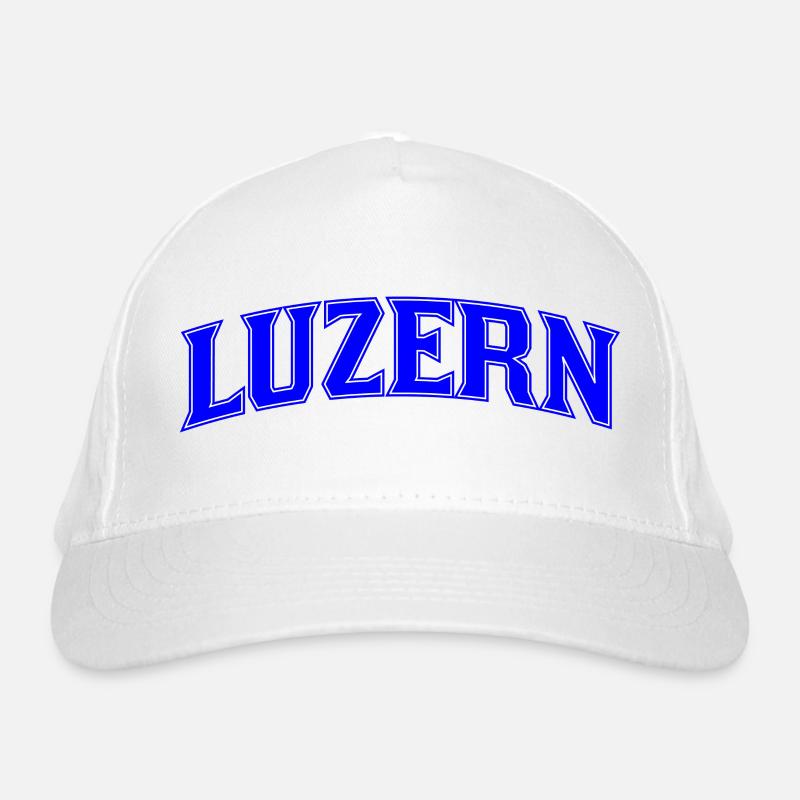 Bleu néon de Lucerne Casquette classique bio