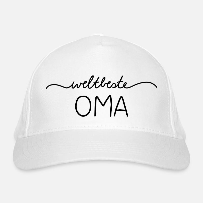 Weltbeste Oma Bio-Baseballkappe