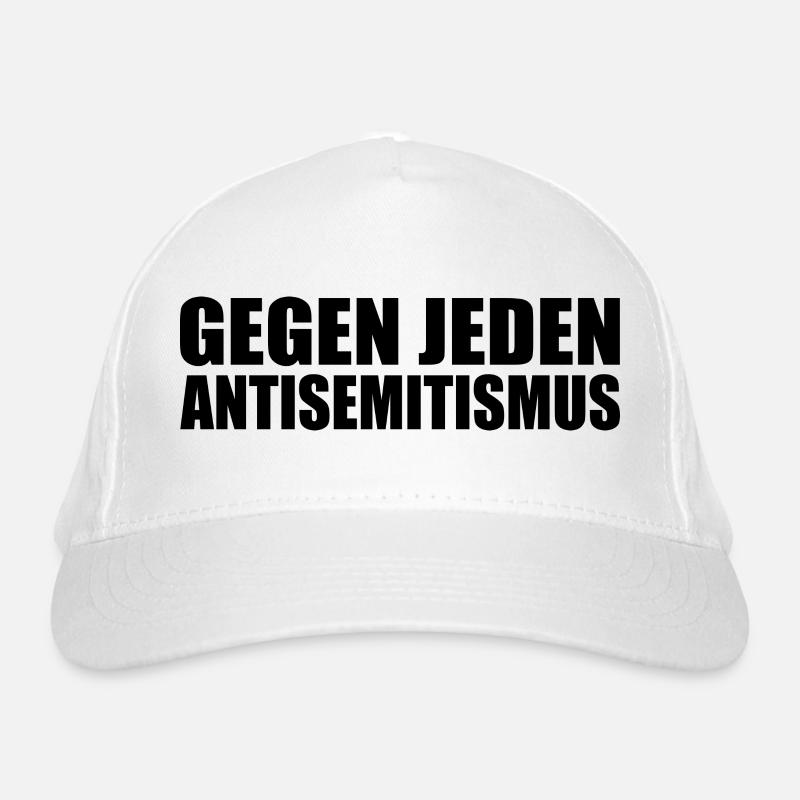 Gegen jeden antisemitismus Bio-Baseballkappe
