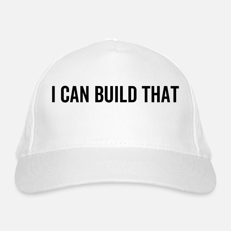 Ich kann das bauen Bio-Baseballkappe
