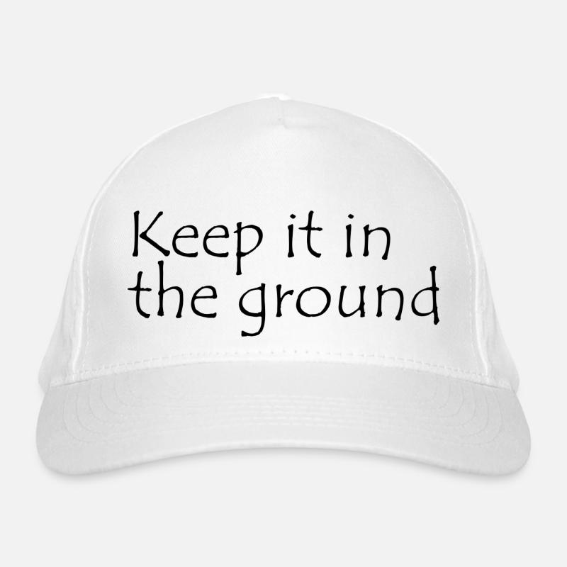 Lützerath Spruch Keep in the ground Bio-Baseballkappe