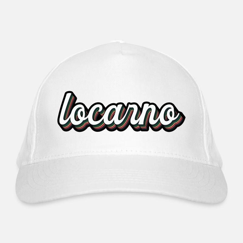 Locarno Regenbogen Script Bio-Baseballkappe