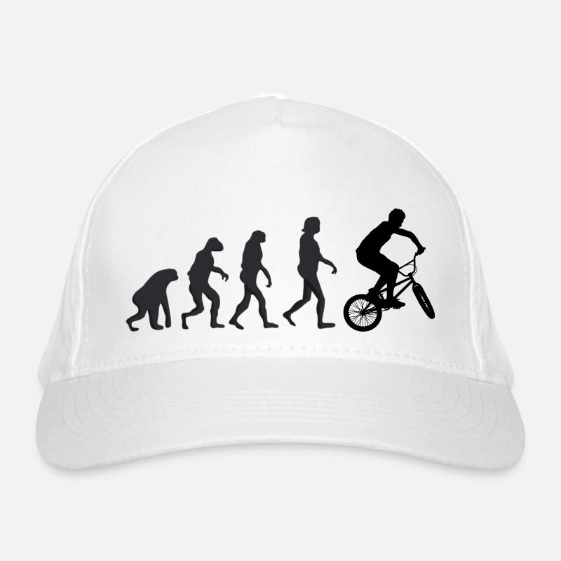 Fahrrad - Menschliche Evolution Bio-Baseballkappe