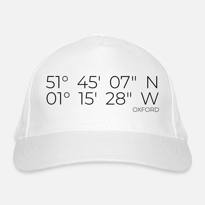 Coordinates Oxford England Organic Baseball Cap