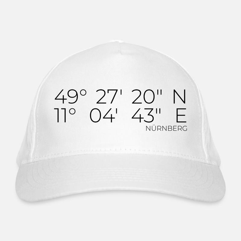 Coordonnées Nuremberg Casquette classique bio