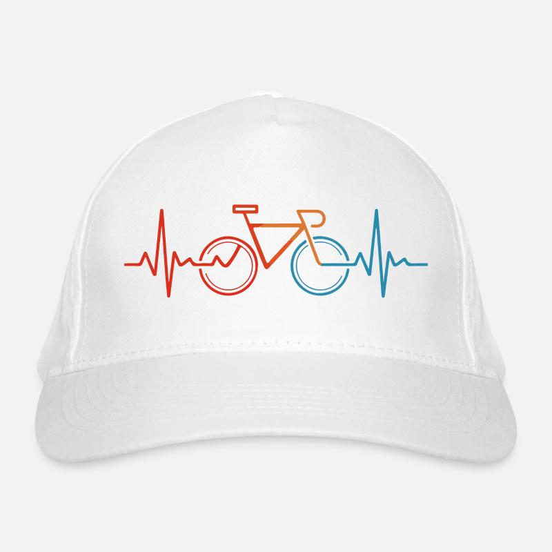 Rythme cardiaque du cyclisme Casquette classique bio