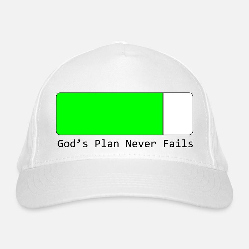 Les Plans de Dieu n' échouent jamais Casquette classique bio