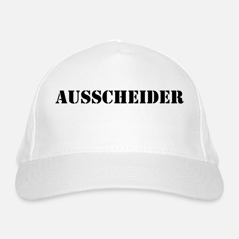 ausscheider Bio-Baseballkappe