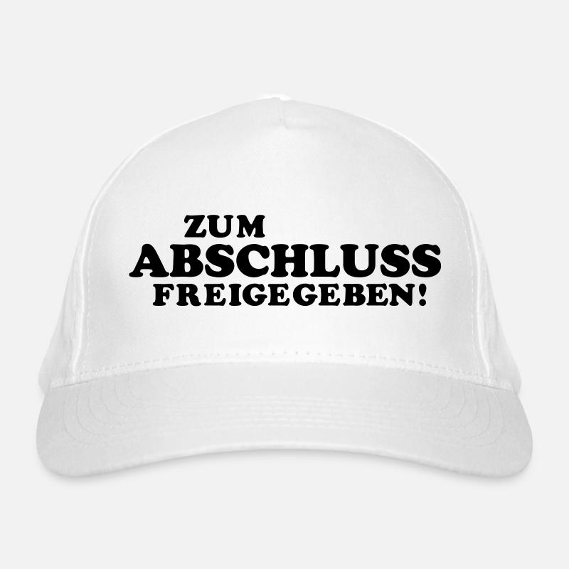 abitur spruch Bio-Baseballkappe