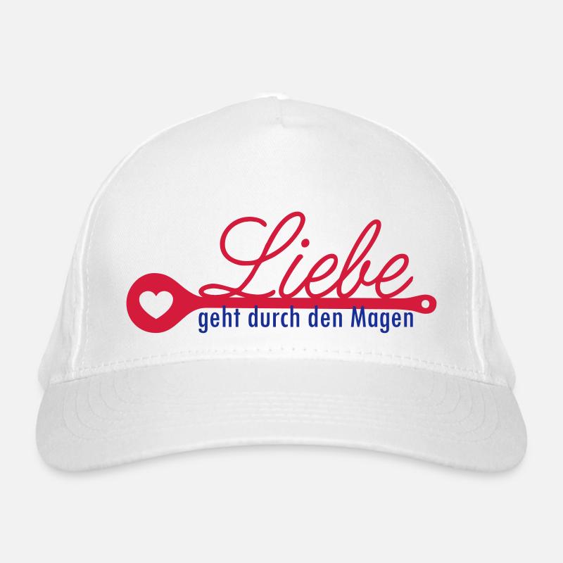 Magen Liebe Bio-Baseballkappe