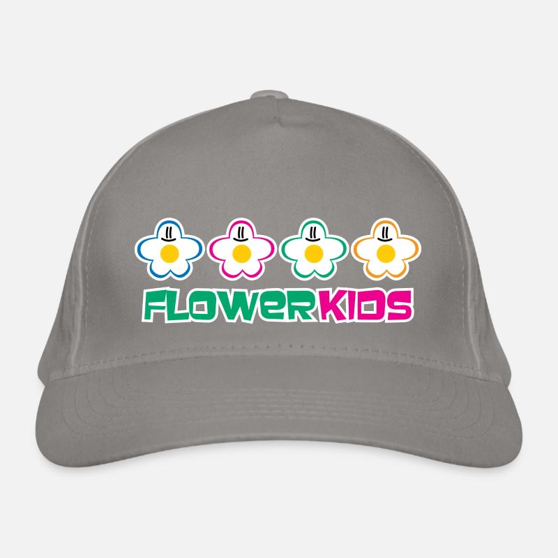 FLOWERKIDS (logo de la rangée) Casquette classique bio
