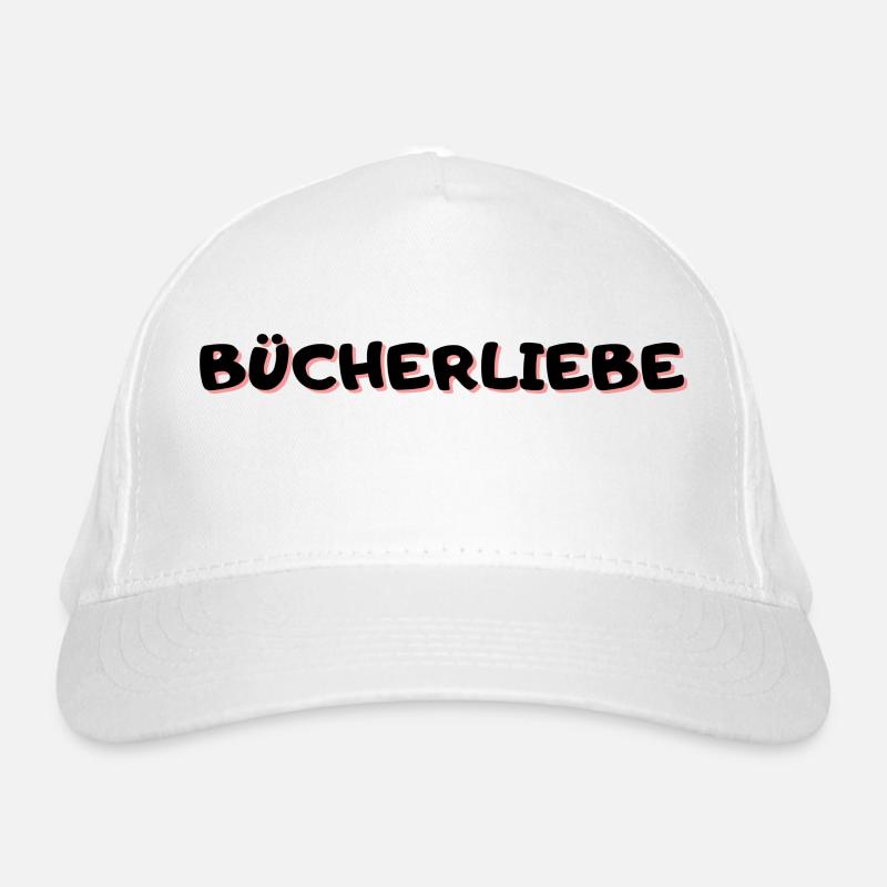 Bücherliebe Bio-Baseballkappe