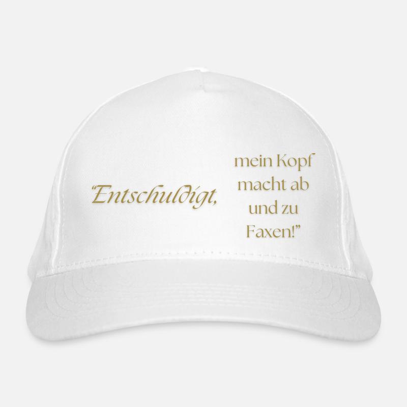 Sorry head makes faxing3 Organic Baseball Cap