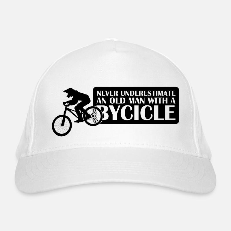 Drôle de dicton de bicyclette Casquette classique bio