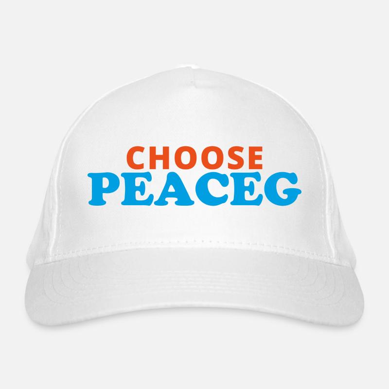 Choose peace - Wähle den Frieden Organic Baseball Cap