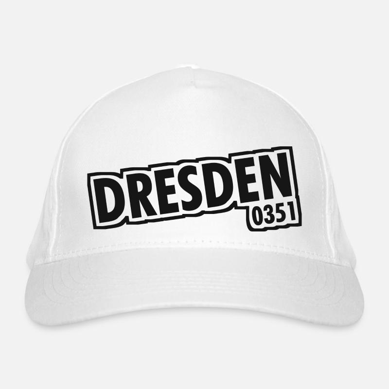 Dresde - 0351 - Indicatif régional - Saxe Casquette classique bio