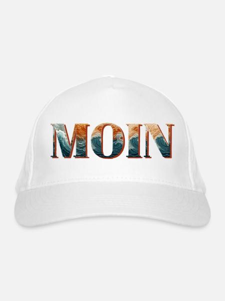 MOIN & Moinsen - Casquette classique bio - blanc - Devant