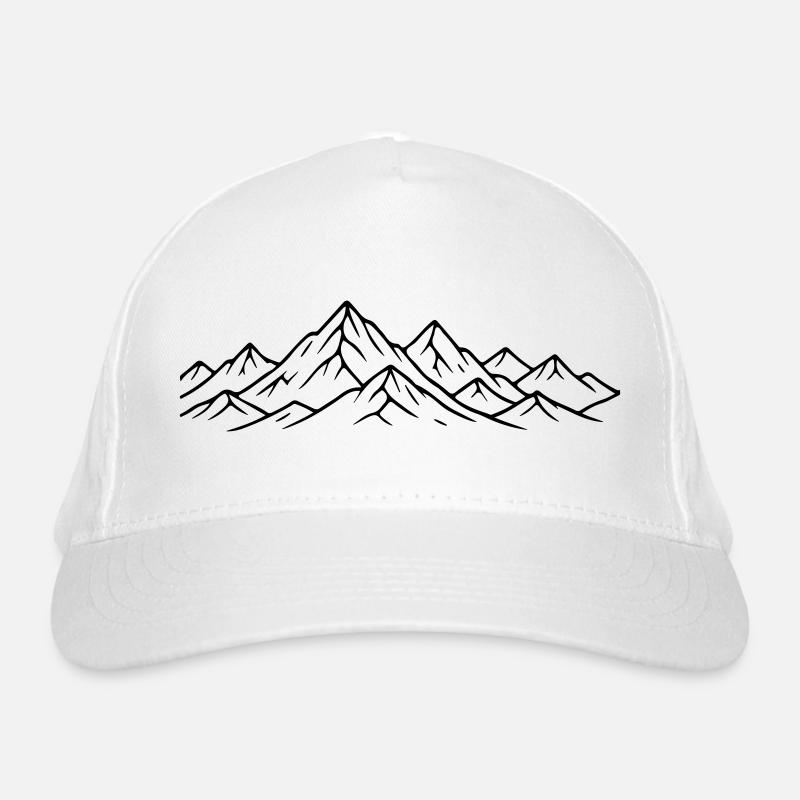 Berglandschaft Berge Bio-Baseballkappe