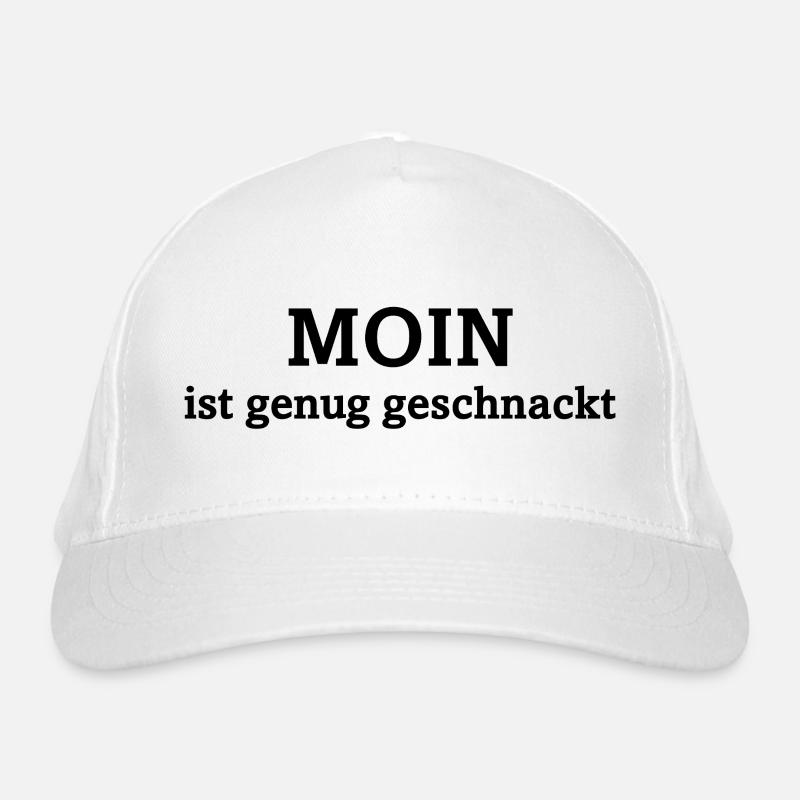 MOIN ist genug geschnackt Bio-Baseballkappe