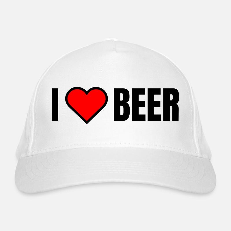 J’adore la bière Casquette classique bio