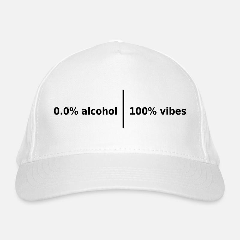 0.0% Alcohol | 100% Vibes Organic Baseball Cap