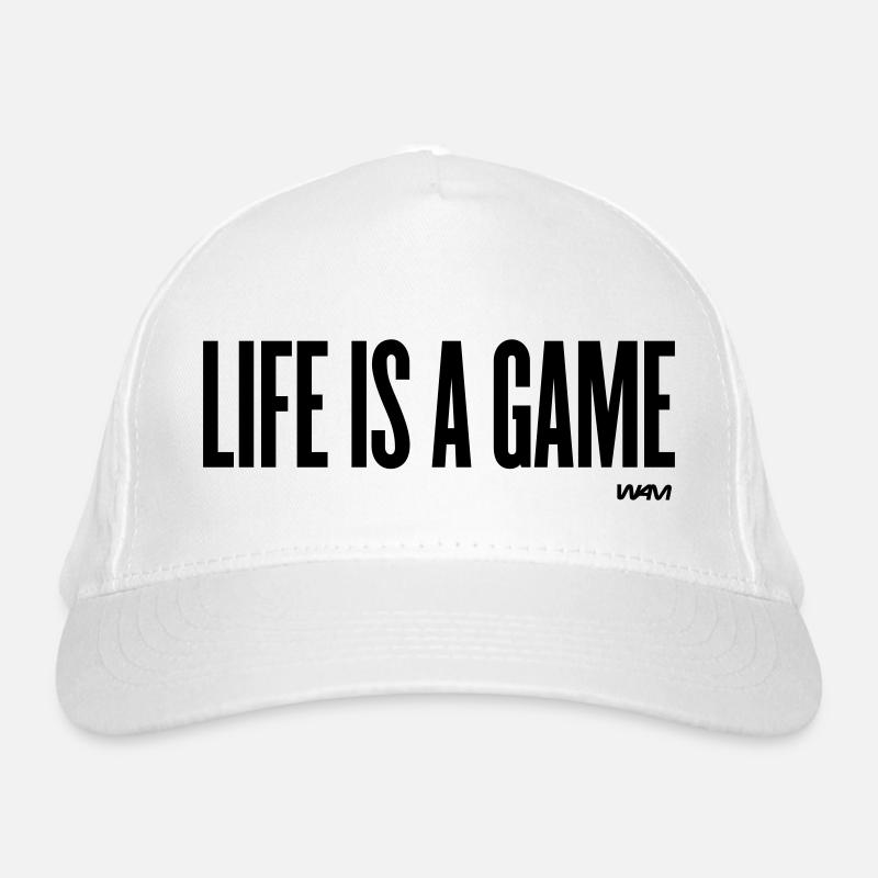 life is a game by wam Organic Baseball Cap