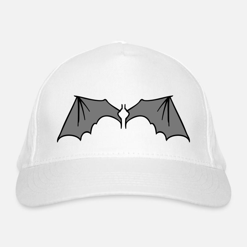 batwings_grey Organic Baseball Cap