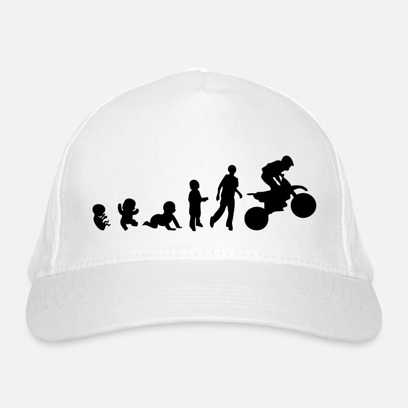 evolution homme human sport motocross Casquette classique bio