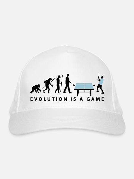 evolution_table_tennis_072012_c_2c - Casquette classique bio - blanc - Devant