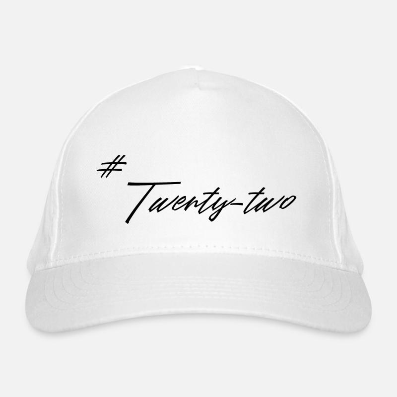 twenty two - Geburtstag - 22 Birthday - Geschenk Bio-Baseballkappe