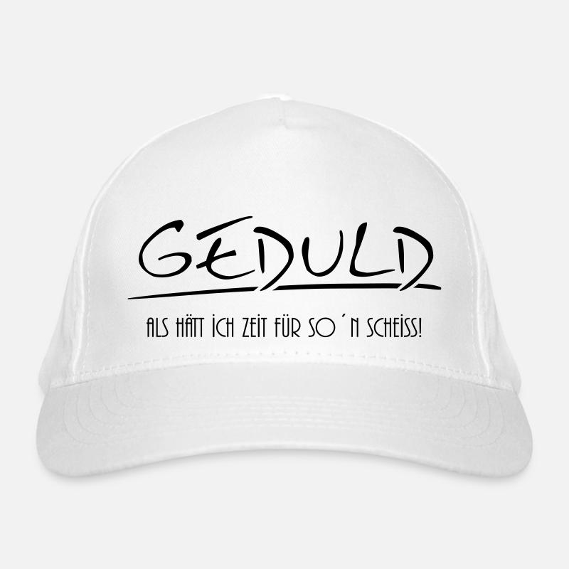 geduld Bio-Baseballkappe