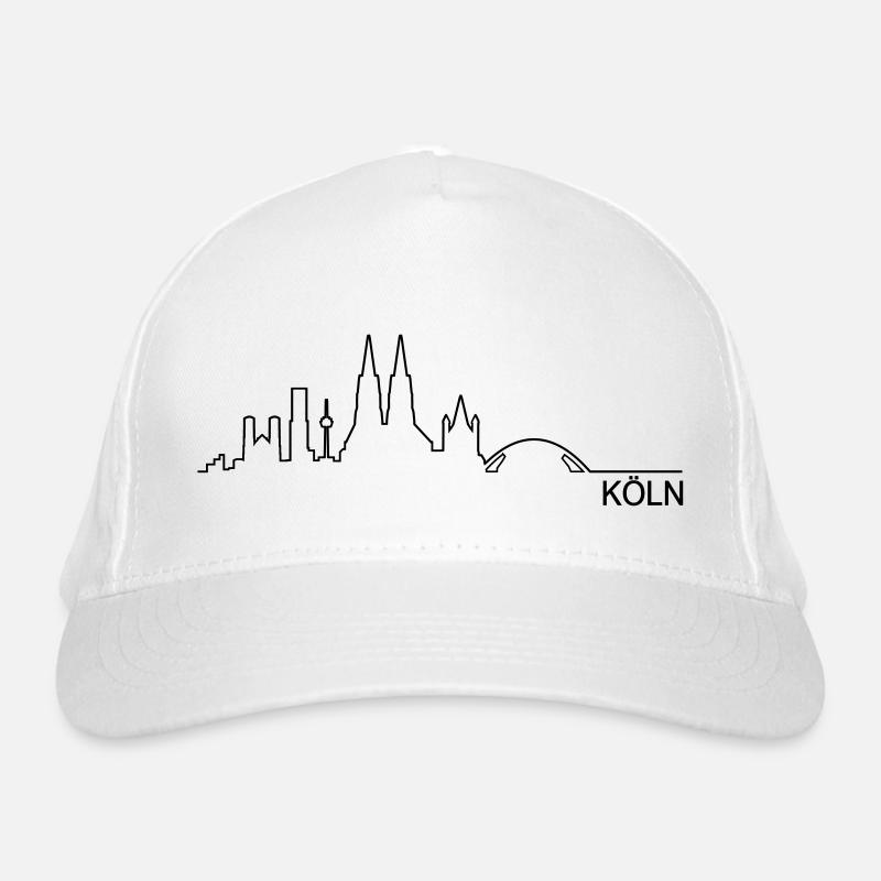 Skyline Köln Linie Bio-Baseballkappe
