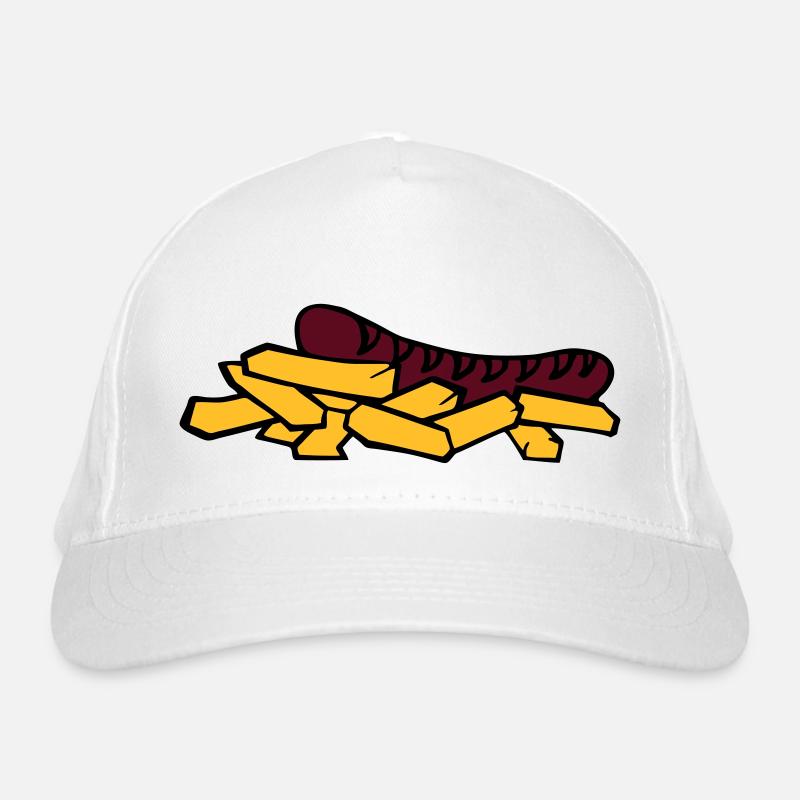 currywurst frite saucisse Casquette classique bio