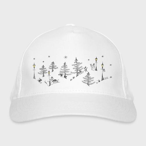 Spaß im Schnee - Bio-Baseballkappe
