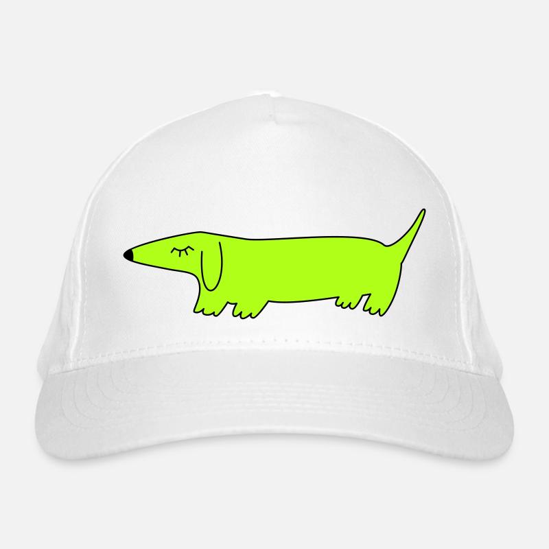 Chien vert simple Casquette classique bio