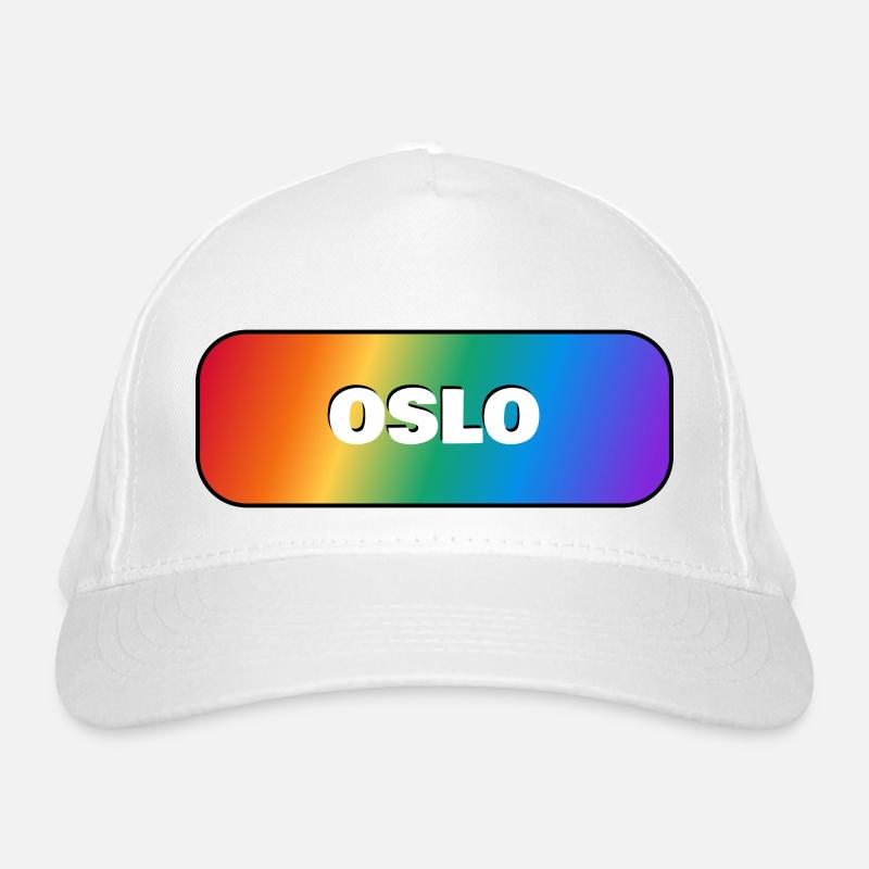 OSLO PRIDE REGENBOGEN Bio-Baseballkappe