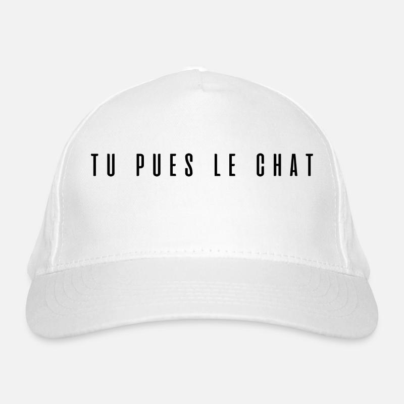 tu pues le chat Casquette classique bio