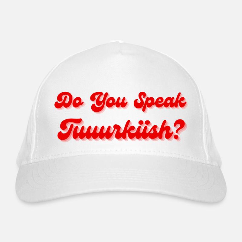 Sprechen Sie Türkisch Bio-Baseballkappe