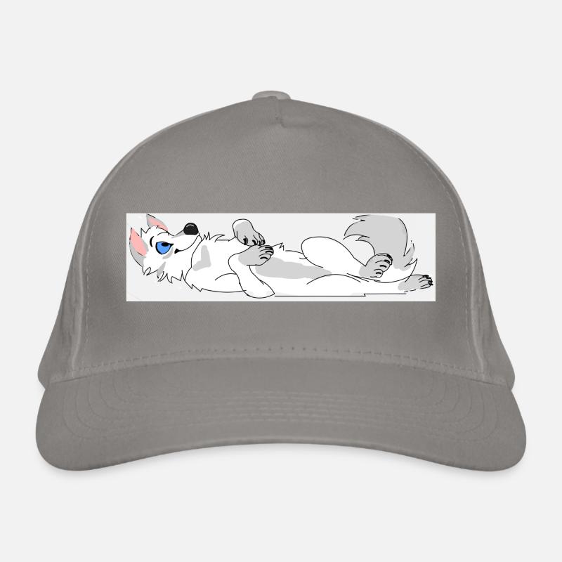 Loup allongé sur la secousse Casquette classique bio