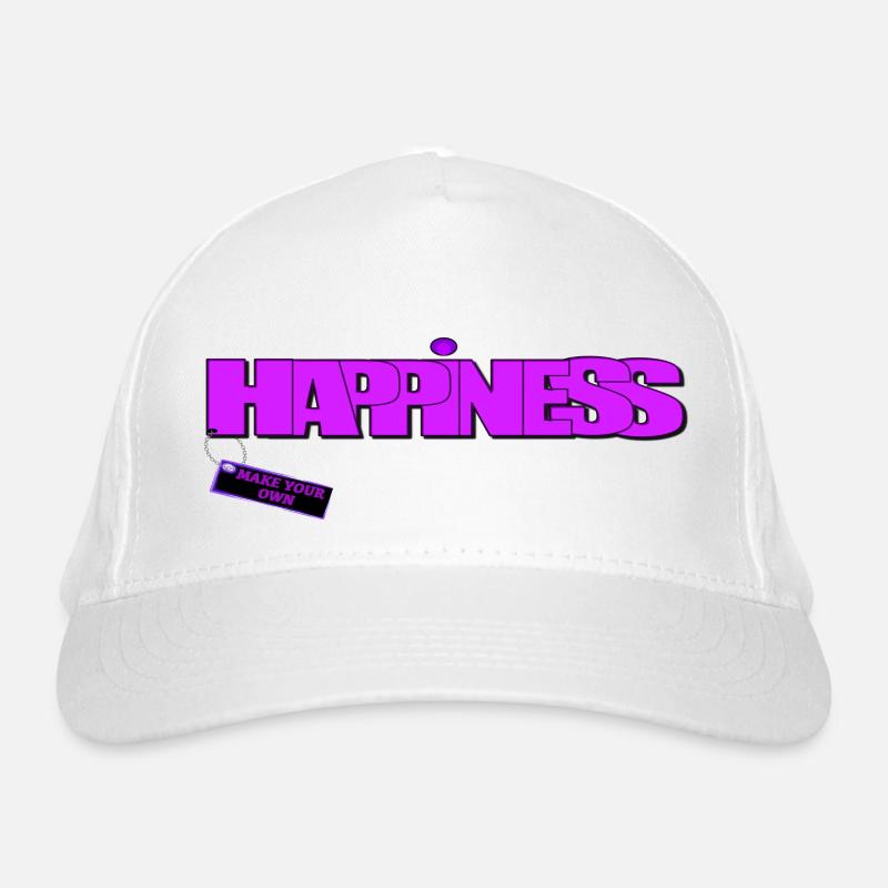 MAKE YOUR HAPPINESS "LILA" Bio-Baseballkappe