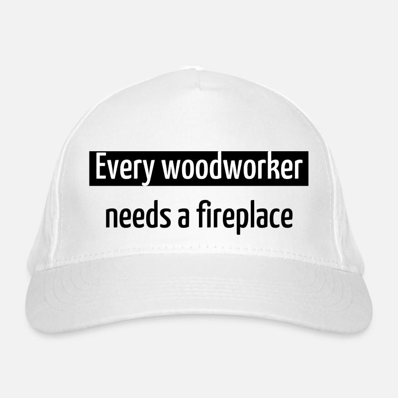 gift humor tree feller carpenter joke Organic Baseball Cap