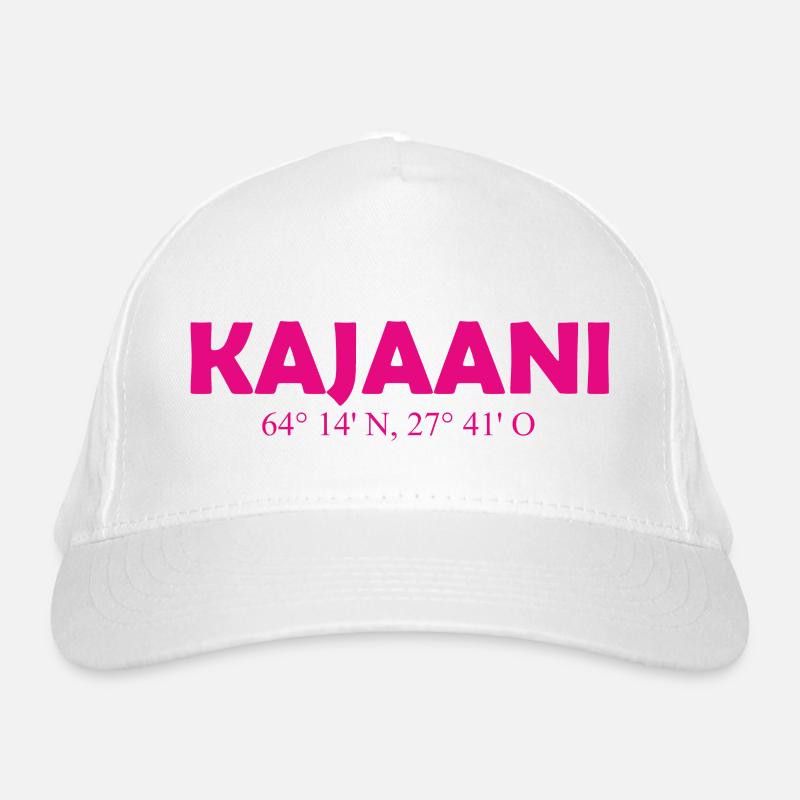 Kajaani - Finland - Coordinates Longitude Latitude Bio-Baseballkappe