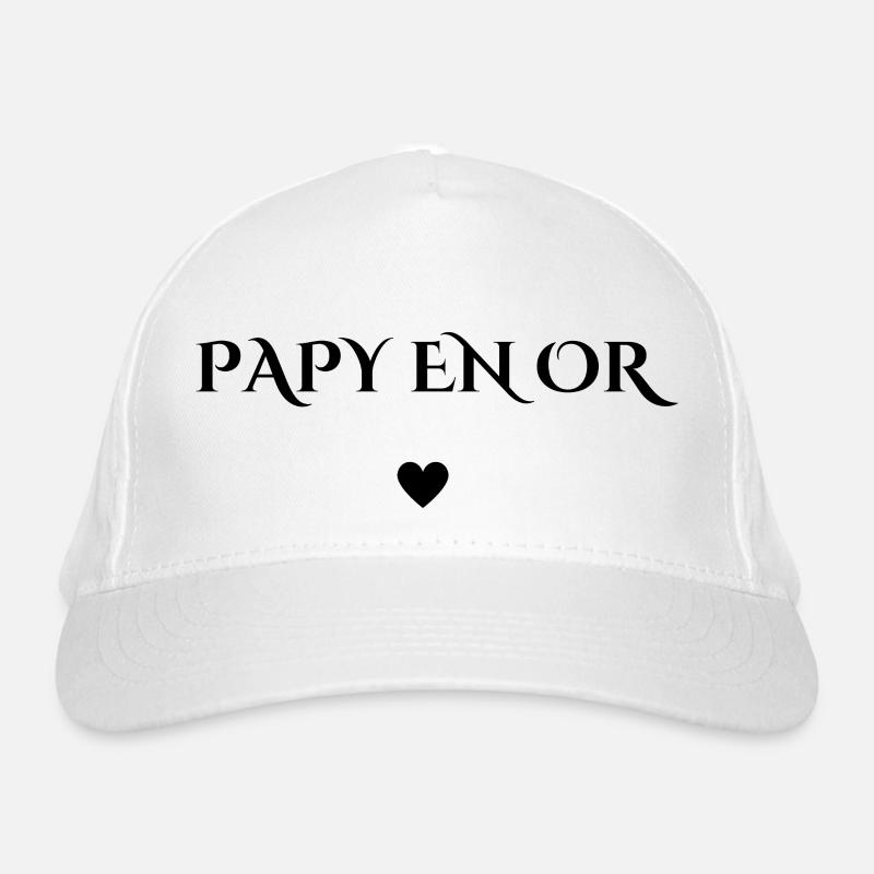 papy en or Casquette classique bio